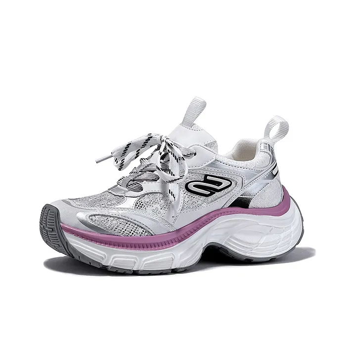 SELAIYA Slip Resistant, Breathable, Height Increasing Low Top Chunky Sneakers Women's-5