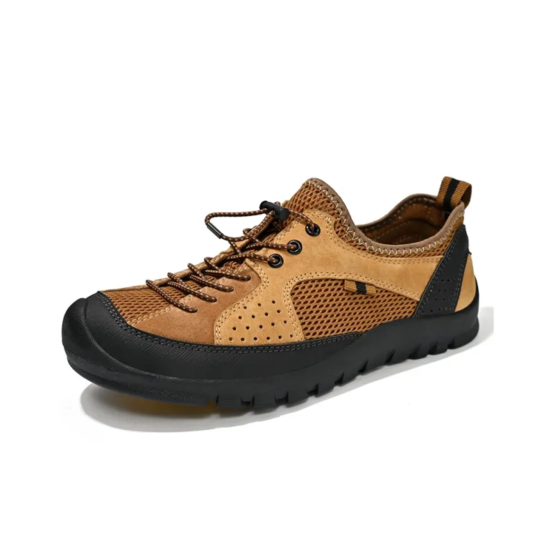 Season Ram Casual Shoes Men Low Top Black/Brown-3
