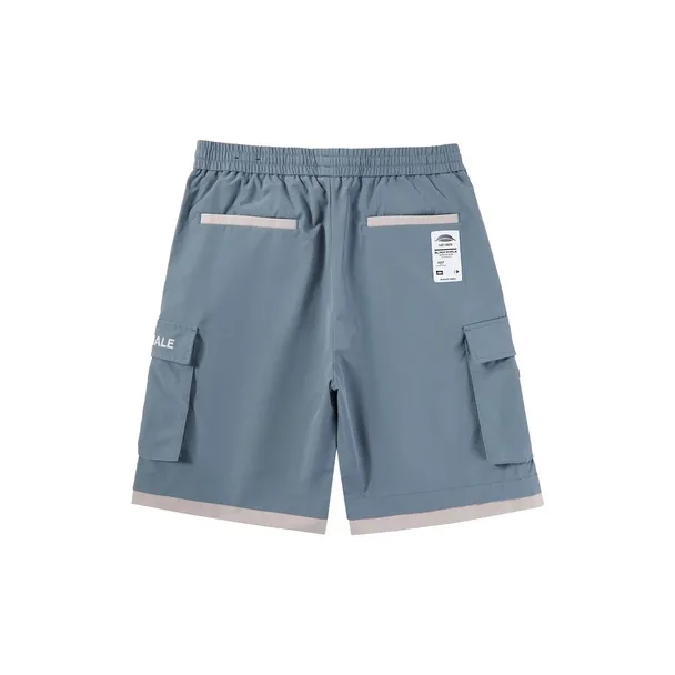 HLA JEANS Casual Shorts Men's Blue And Gray Inlay 17-1