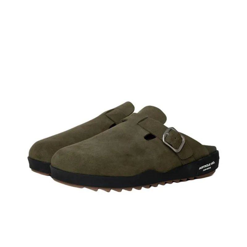 ARTICLE NO. Wrap toe Slippers Unisex Green-3