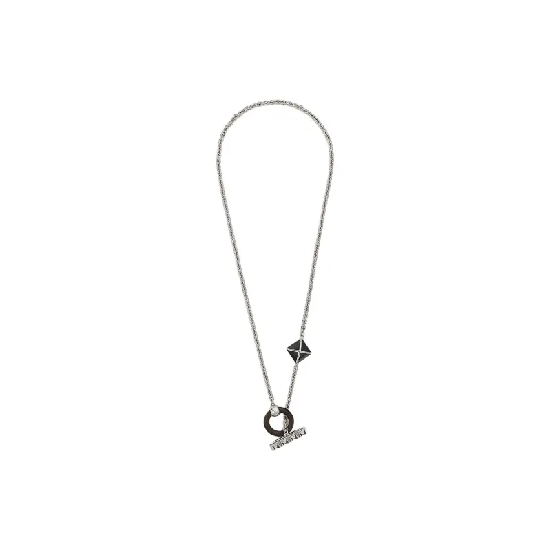 HERMES Medor XO Metal Necklaces Men's Silver-1