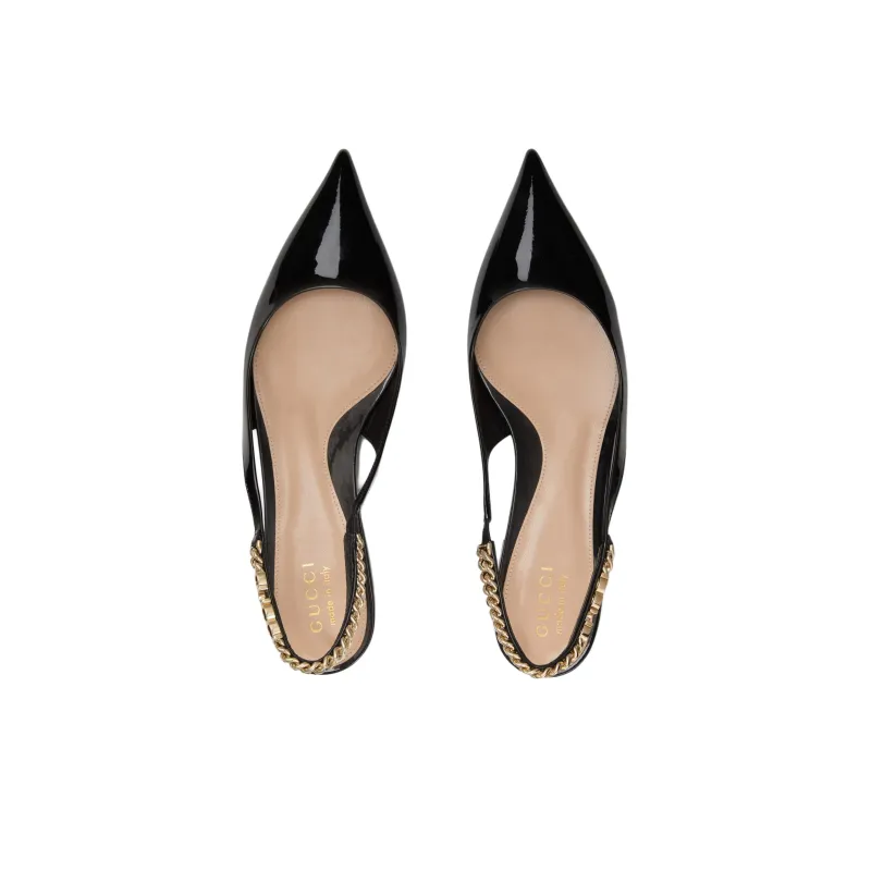 GUCCI Casual Single Shoes 1.5cm Women's Black-3