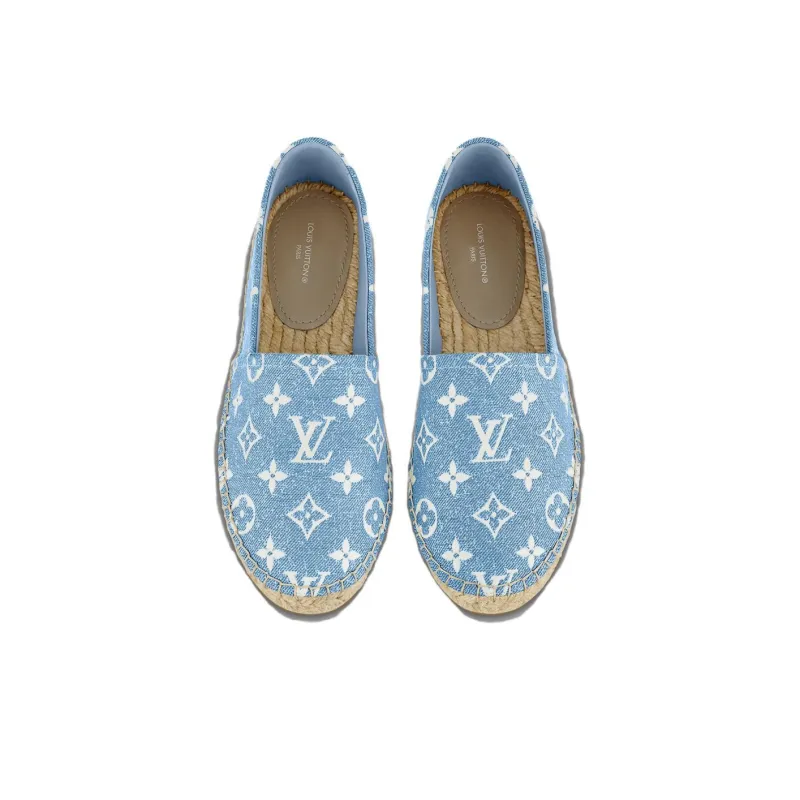 LOUIS VUITTON Starboard Espadrilles Women's Blue-4