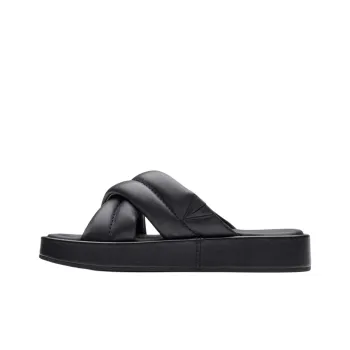 Clarks Slide Slippers Women's Black