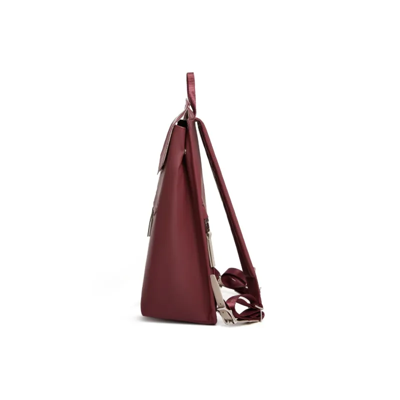 Y.U.M.C. Artificial Leather Backpack Medium Size Women's Khaki Black/Pink/Burgundy-9