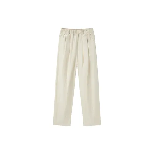 PEACEBIRD Casual Pants Women's Light Khaki