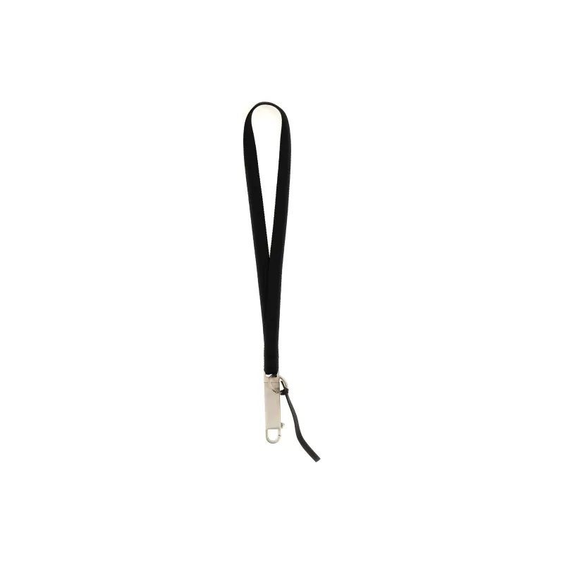 RICK OWENS Tape Logo-Engraved Keyring-1