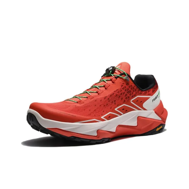 KAILAS FUGA YAO2 Cushioning Rebound Lightweight Breathable Slip Resistant Low Top Trail Running Shoes Women's FUGA Red-1