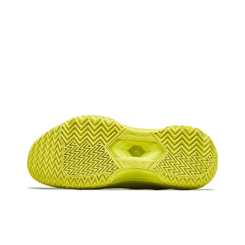 LINING Shudder Basketball Shoes Men Low Top Green-5