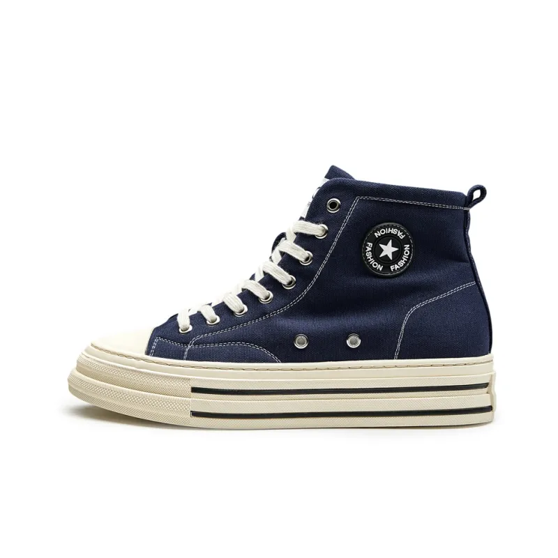 GOG Breathable Quick Dry Mid Top Classic Canvas Shoes Men's-6