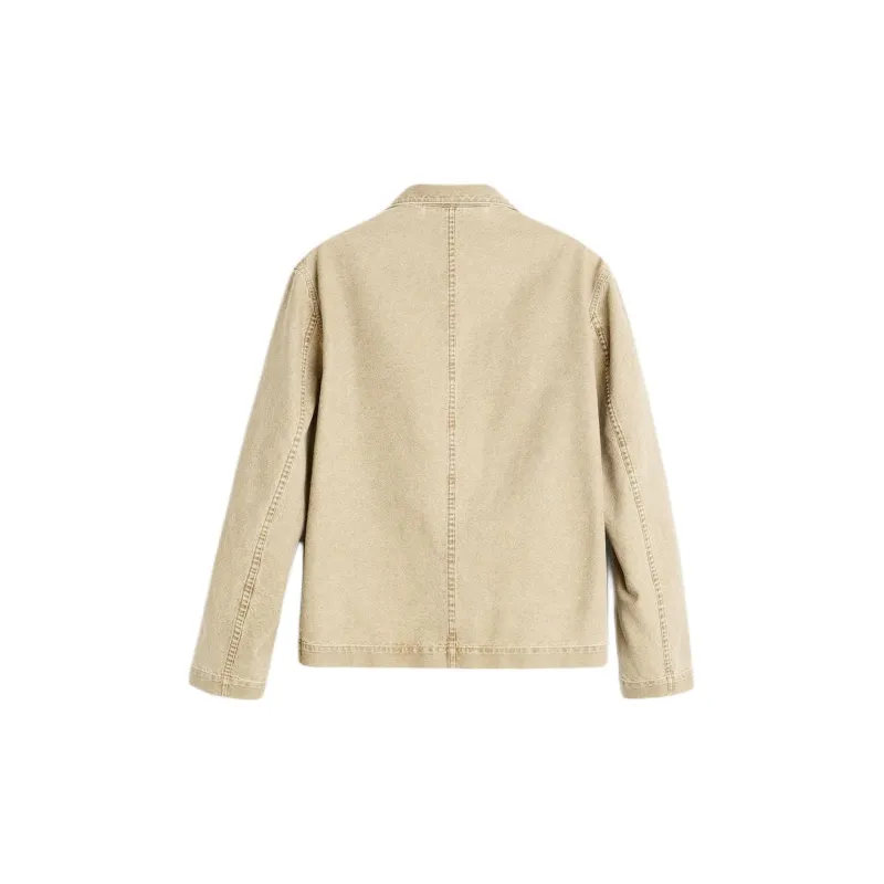 ZARA Jackets Coats Men's Yellow Khaki-1