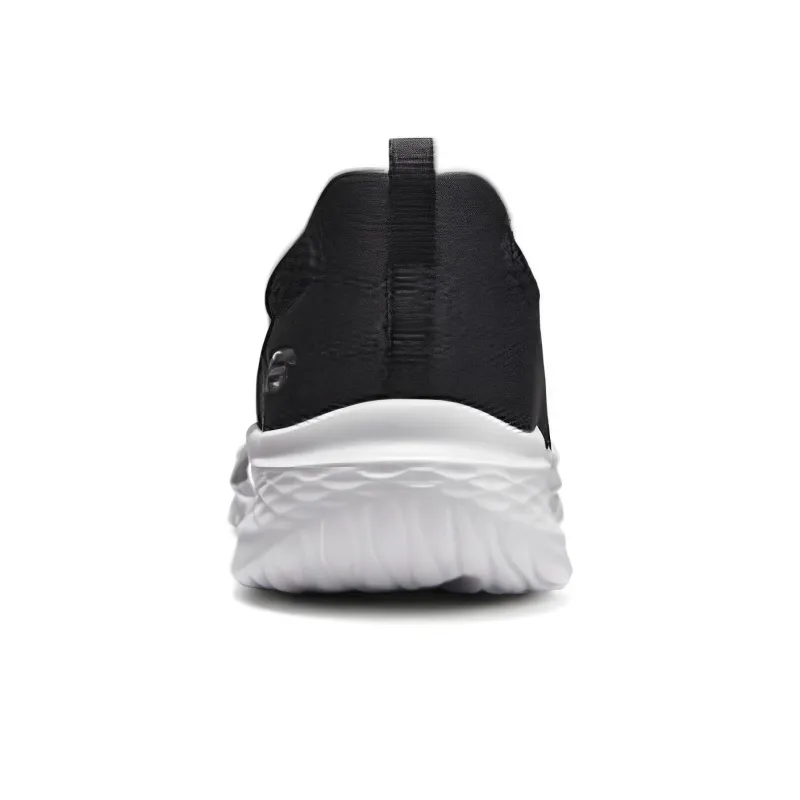 Skechers Relaxed Fit Abrasion Resistant Low Top Casual Shoes Men's Black-3