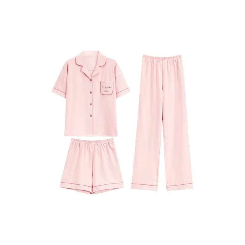 Mulong Family Pajama Set Women's Pink-0