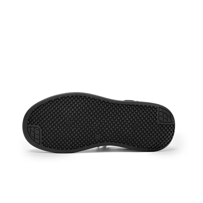 SLNU 3 Coverage Anti Slip And Wear Resistant Support Low Top Skateboard Shoes Men's Black White-5