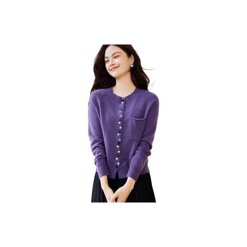 CARBAMMI Sweater Women's Grape Purple-2