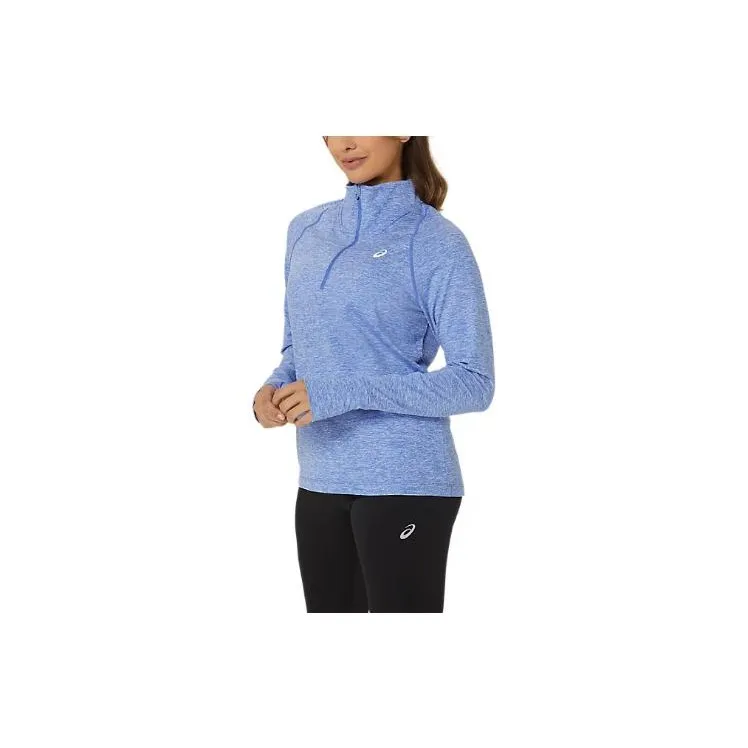 Asics Thermopolis Half Zip T-Shirt Women's Blue-2