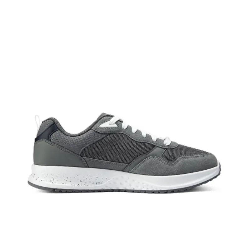 Skechers Breathable Low Top Running Shoes Men's Gray-1