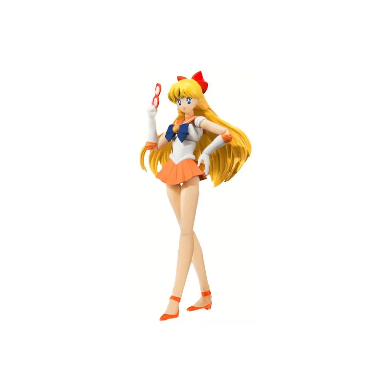 BANDAI Japan Sailor Moon S.H. Figuarts Sailor Venus Animation Color Edition Action Figure-1