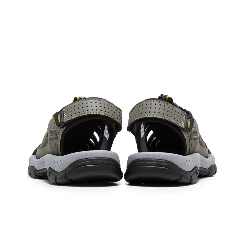 CAMEL River Trekking Shoes Men Black/Sand/Light Green-13