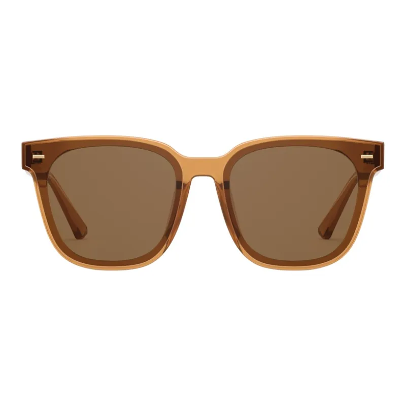 PARZIN Square Sunglasses Unisex Black-9