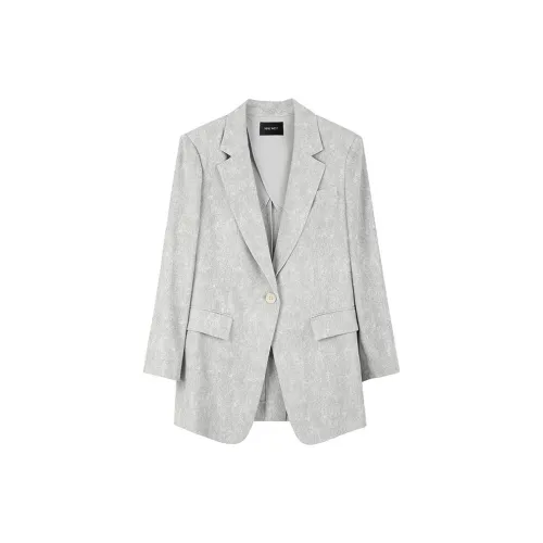 NINI WEST Business Suits Women's Gray