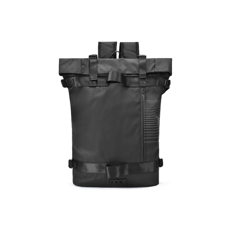 COEXISTENCE Polyester Basketball Backpack Large Size Unisex Dark Gray-0