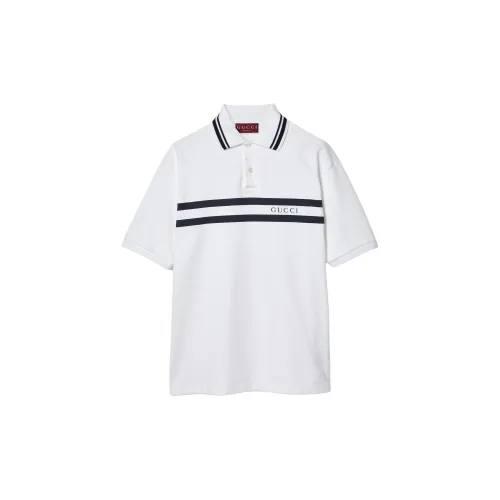 GUCCI Polo Shirts Men White