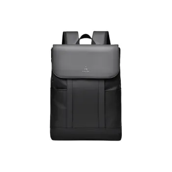 HACIN Oxford Backpack Regular Unisex Black/Gray
