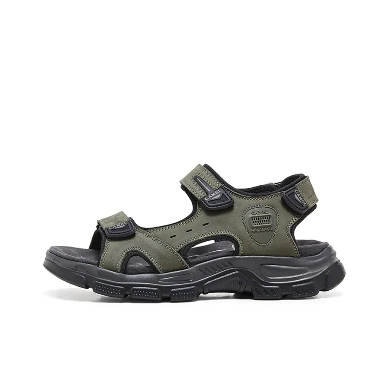 CAMEL Beach Sandals Men Black/CAMEL/Light Green-10