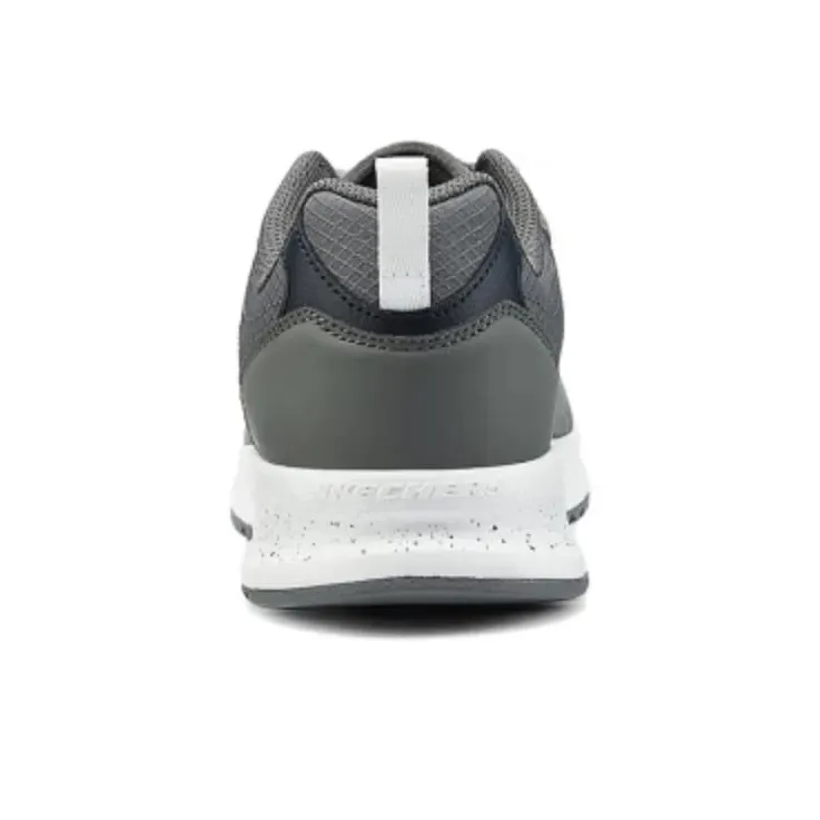Skechers Breathable Low Top Running Shoes Men's Gray-4