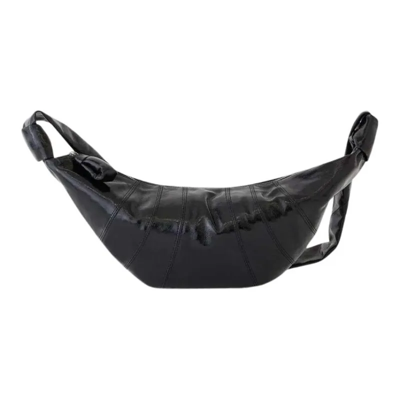 Lemaire Calfskin Goat Horn Bag Shoulder Bag Women's Black-3
