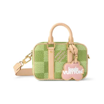 LOUIS VUITTON By Tyler The Creator Nano Porte Documents Voyage Green Damier Golf