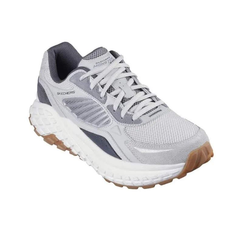 Skechers Sport Anti Slip And Wear Resistant Breathable Low Top Casual Shoes Men's Gray-2