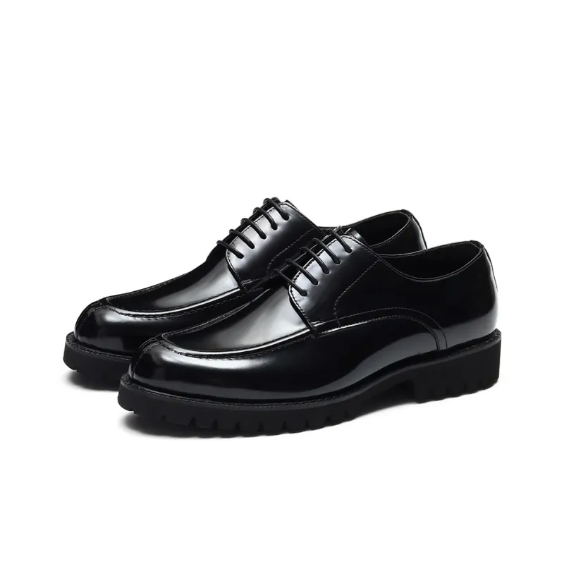 ASTON M.JAZZ Dress Shoes Men Low Top Black/Brown-2