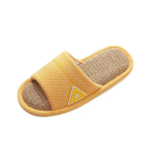 Qyckaby Slide Slippers Unisex Yellow/Pink/Navy Blue/Gray