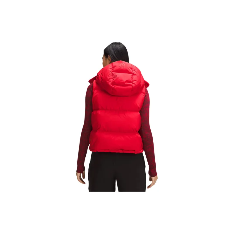 Lululemon Wunder Puff Series Down Jacket Women's Dark Red-1
