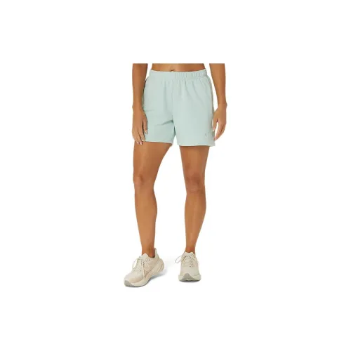 Asics French Terry 5in Short Casual Shorts Women's Green