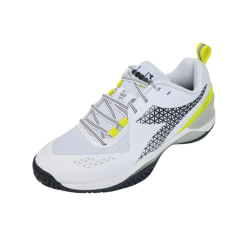diadora Women's Blushield Torneo 2 AG 'White Evening Primrose'-2