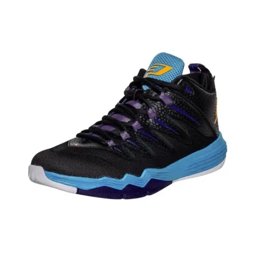 Jordan Basketball Shoes Unisex Mid-Top Black/Blue