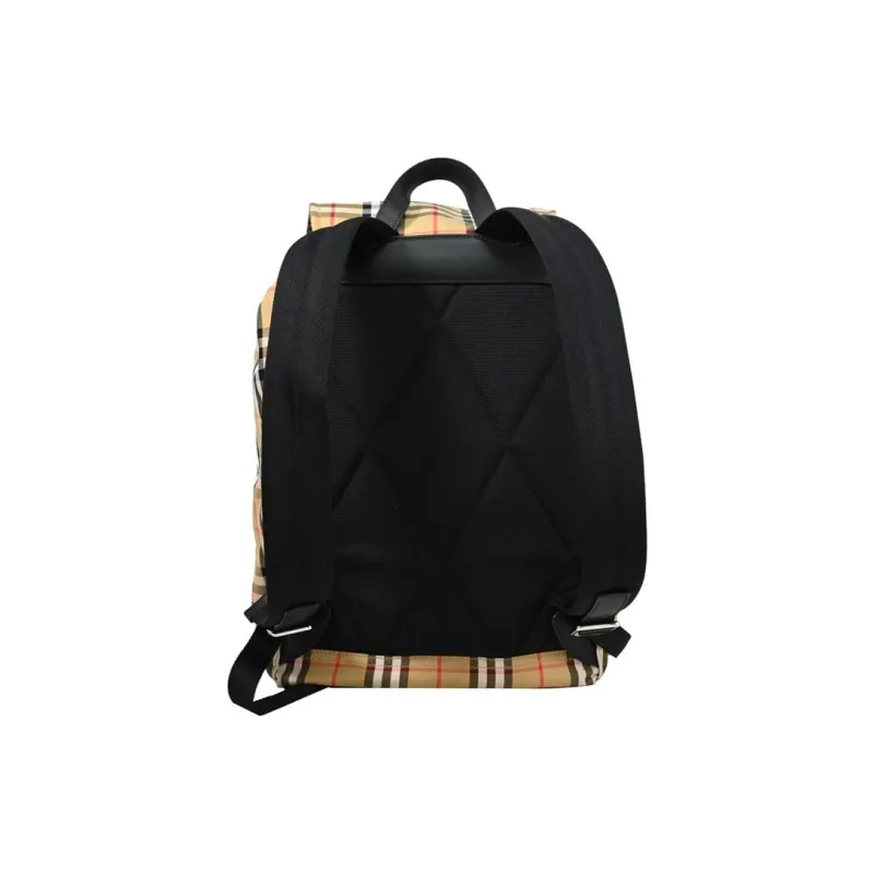 Burberry Fabric Backpack Women's Yellow-4
