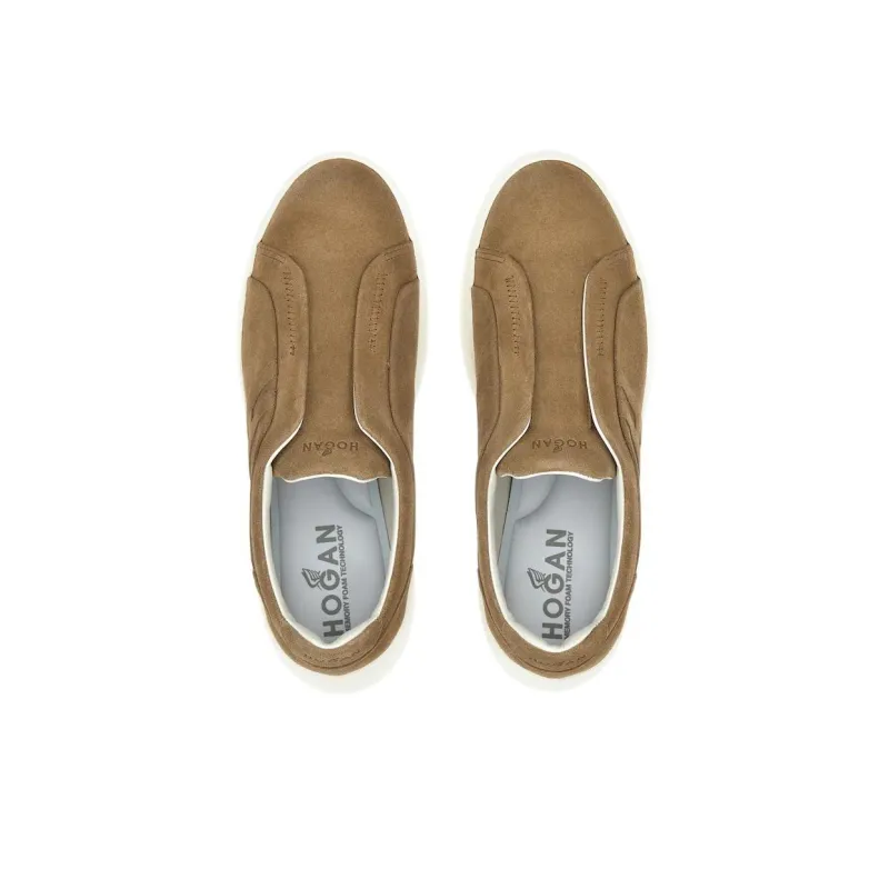 HOGAN H580 Panelled Suede Sneakers-4
