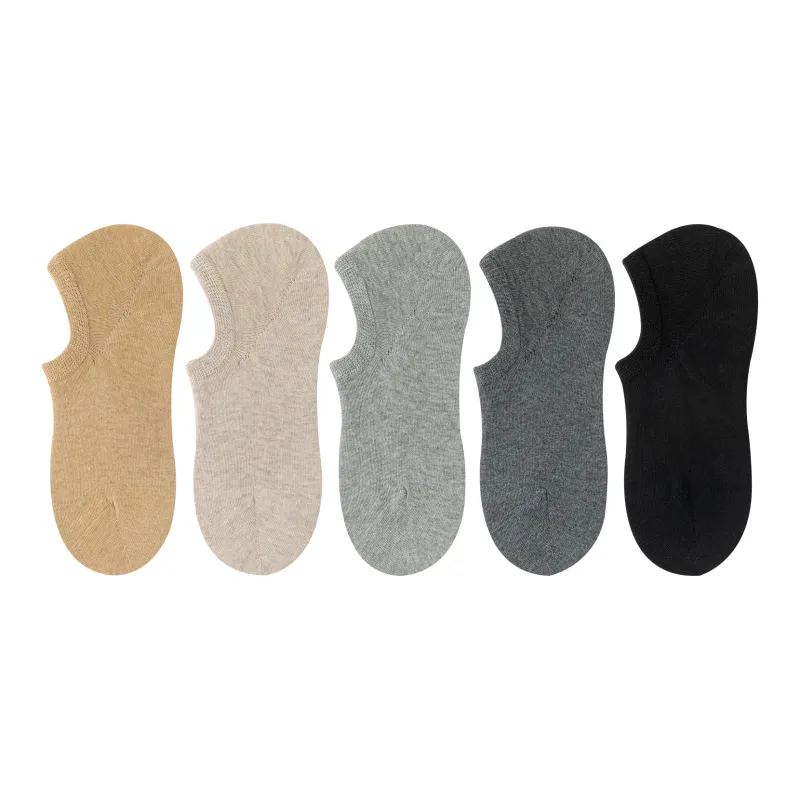 XXLLG No Show Socks Men's 5 Pack-0