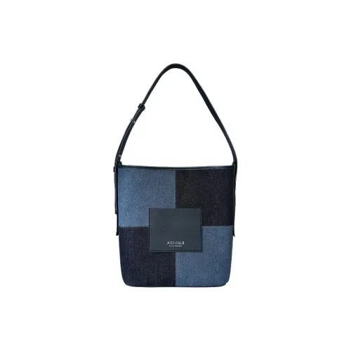 A.Cloud Shoulder Bags Single Tranquil Blue Dual Combination