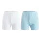 2 Pack (White+Aqua Blue)