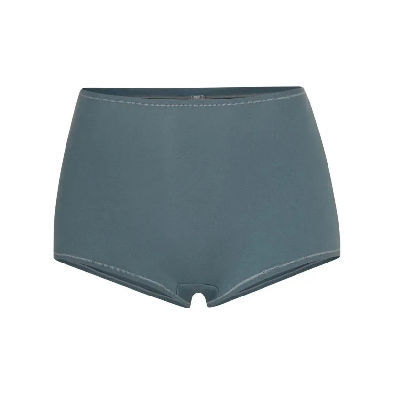 SKIMS COTTON JERSEY BOY SHORT Underpants Women's 1 Pack KYANITE/Kyanite-0