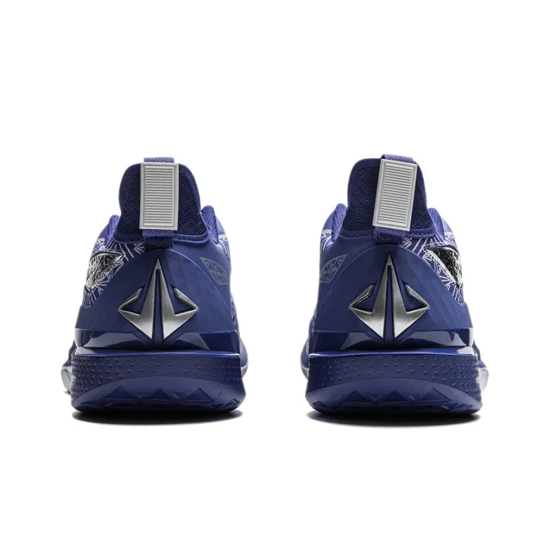 LiNing JB2 Silver Cushioned Anti Slip And Wear Resistant Lightweight Low Top Basketball Shoes Men's Shadow Purple Blue-5