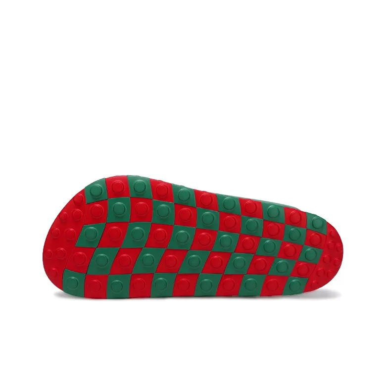 Ccilu Slide Slippers Unisex Blue, Yellow, Green, Blue, White-4