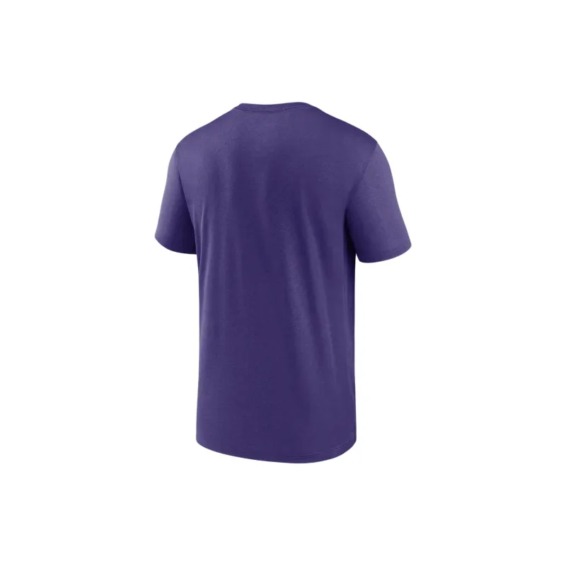 Nike Colorado Rockies Baseball Phrase Legend T-Shirt Men's Purple-1