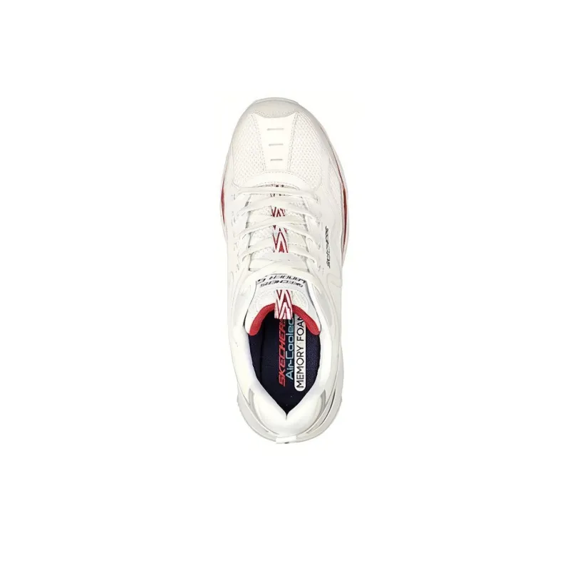 Skechers Cushioned Slip Resistant Low Top Casual Shoes Men's White-2