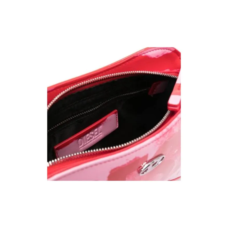 DIESEL Polyurethane Handbag, Shoulder Bag Women's Red-4